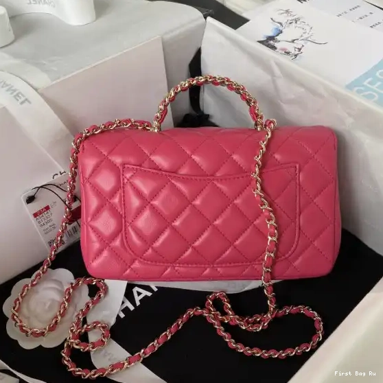 Firstbag Ru TOP HANDLE-21CM FLAP BAG WITH CHANEL 0512